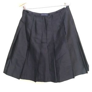 Banana Republic Shiny Pleated Skirt